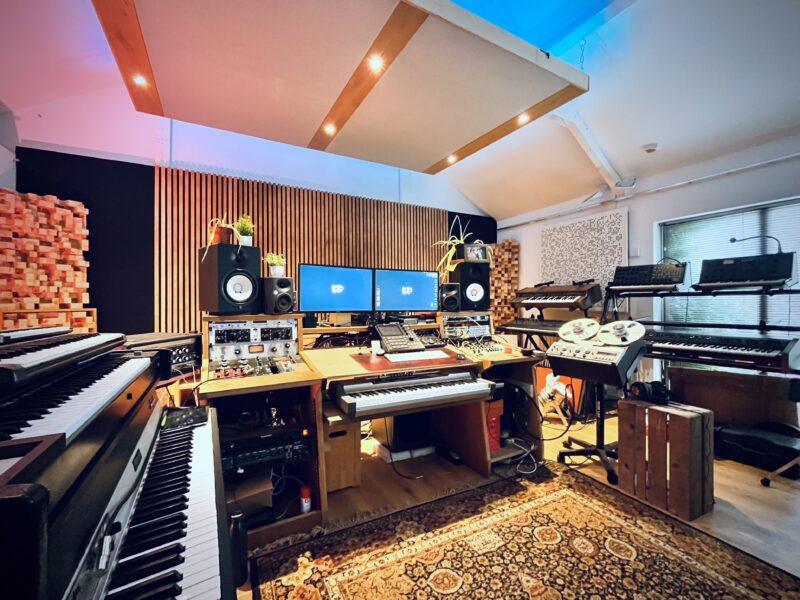 Lab West Recording Studio Somerset control room